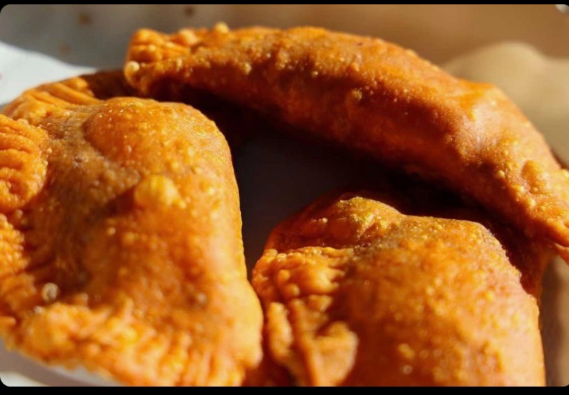 Golden fried vegan empanadas