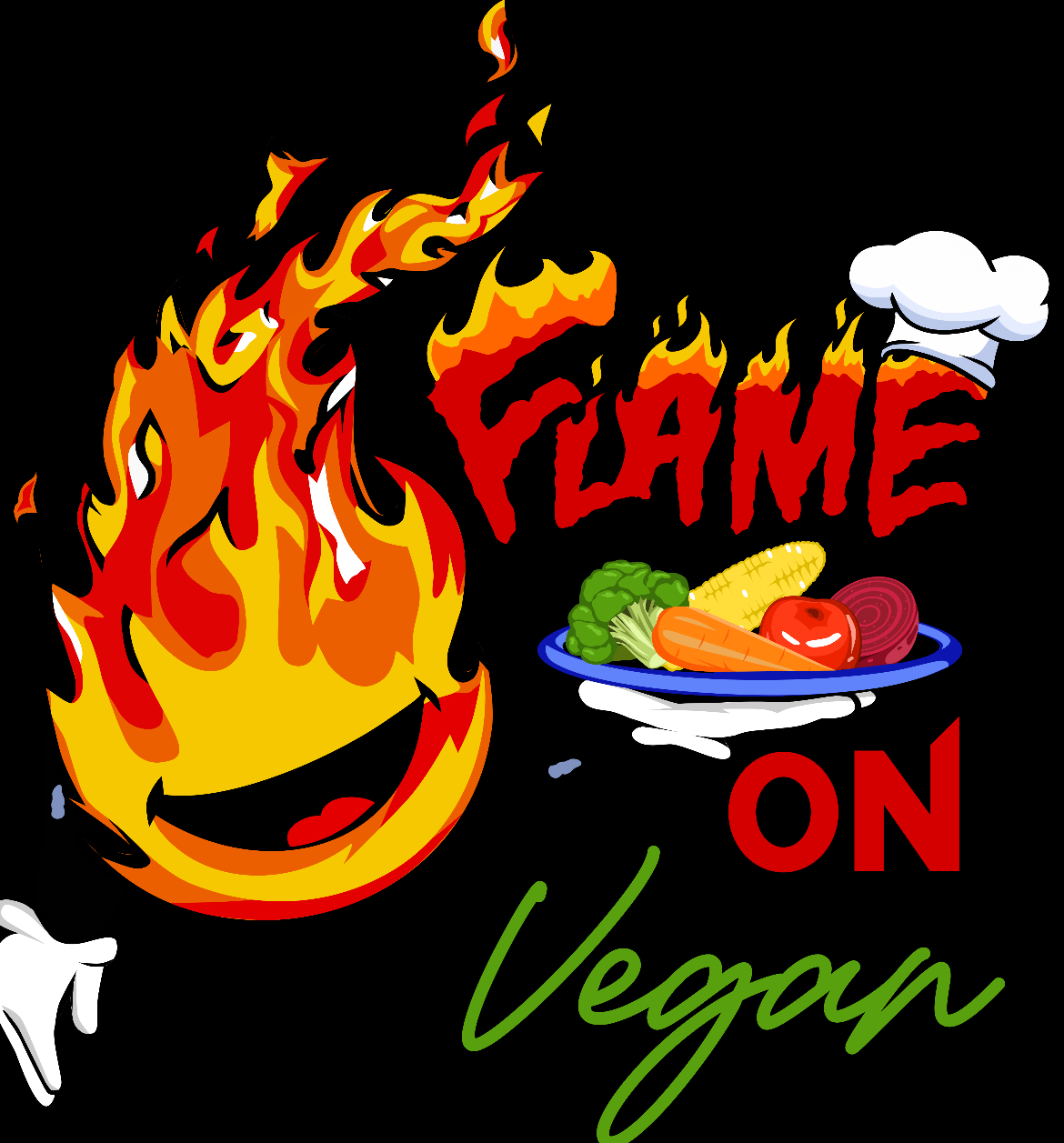 Chef Flame — Khesahn Reid, founder of Flame On Vegan